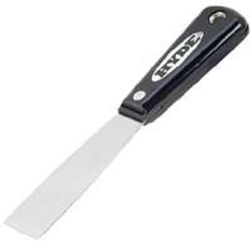 Hyde 02050 Black & Silver Stiff Putty Knife, 1-1/4"