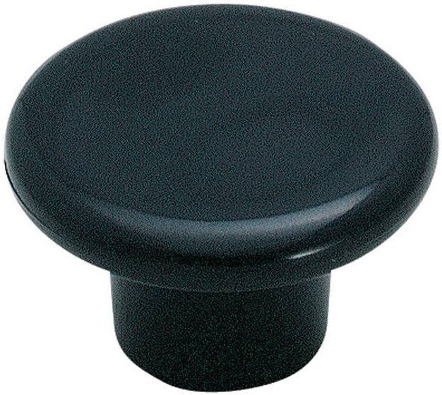 Amerock BP802PBK Allison Round Cabinet Knob, 1-1/4", Black