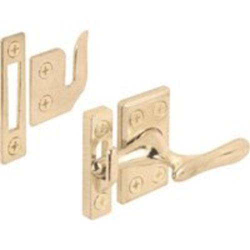 Prime Line H 3553 Casement Window Fastener, Brass