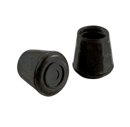 Shepherd 9759 Rubber Leg Tips, 5/8", Black