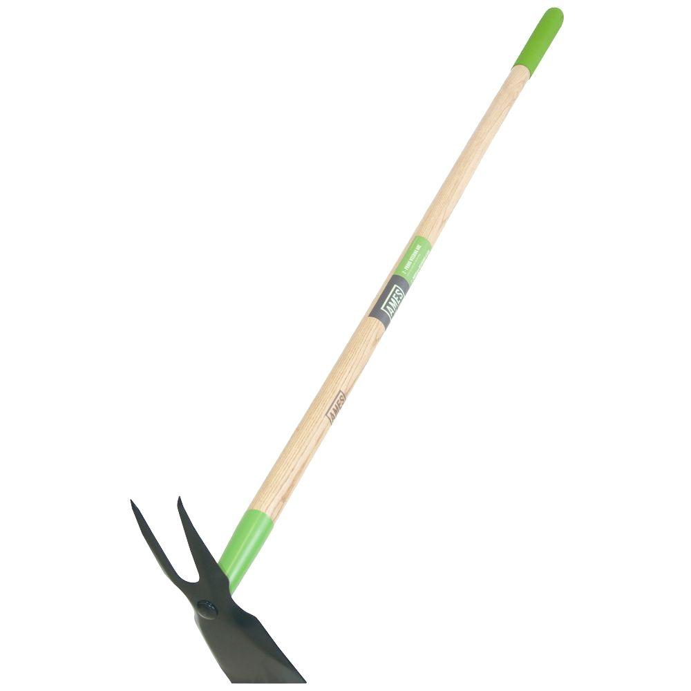 Ames 2825500 2-Prong Weeder Hoe with 54" Wood Handle