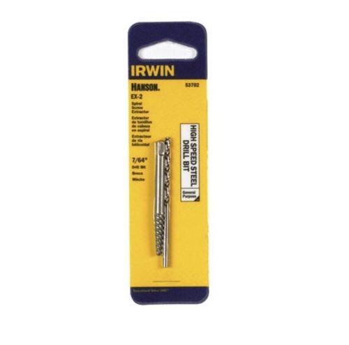 Hanson 53702 Spiral Screw Extractor & Drill Bit, #2