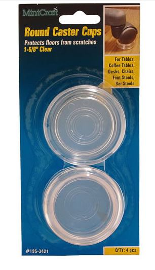 Mintcraft FE-50800 Caster Cup, Clear