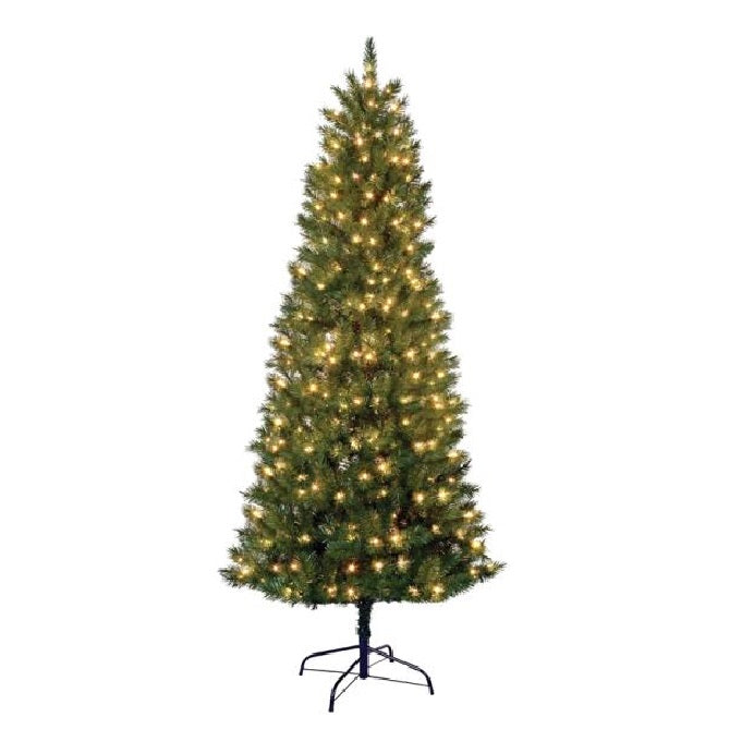 Sylvania U09G436L Jackson Pine Christmas Tree with 100-Lights, 7'