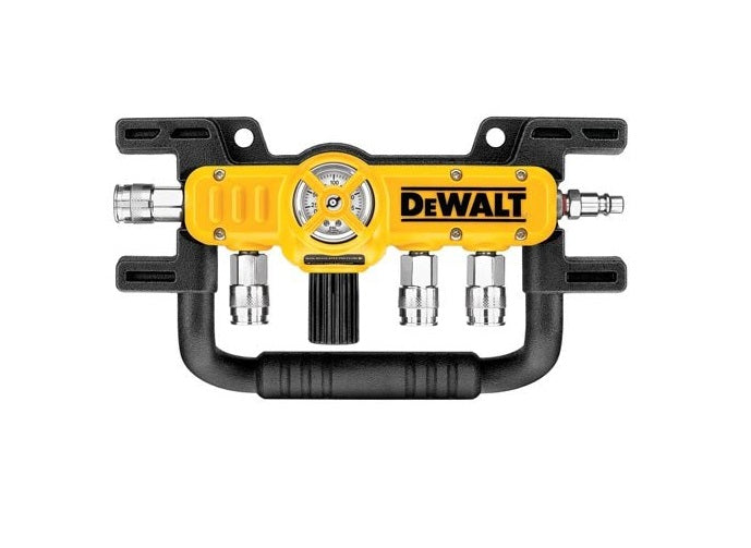 Dewalt D55040 Quadraport Air Line Splitter With Regulator, 4 Way