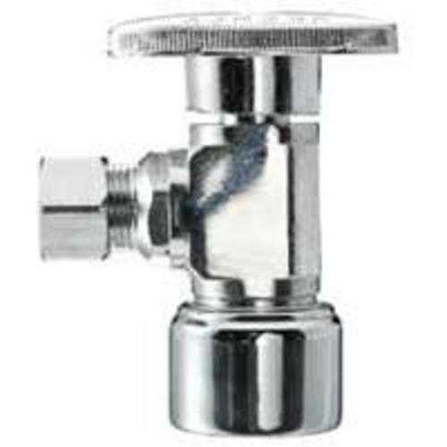Plumb Pak 2623PCPOLF Quarter Turn Angle Valve, 5/8" x 1/2"