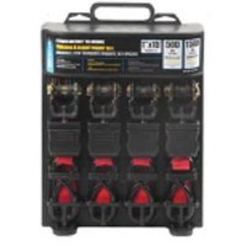 ProSource FH64069 Ratchet Tie Down, Red