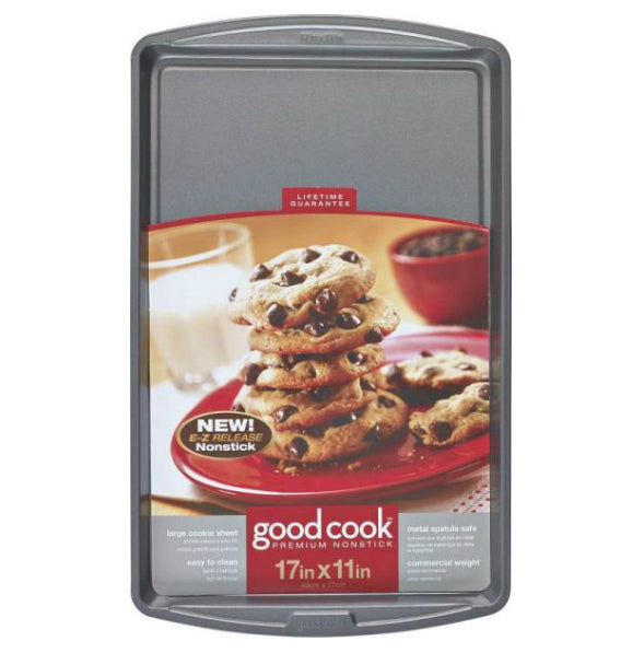 Good Cook 04022 Non-stick Cookie Sheet, Large, 17" X 11"