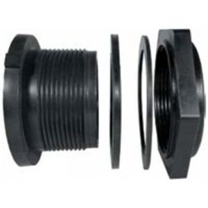 Green Leaf TF150P-E Tank Fitting, Polypropylene, 1-1/2, 3"