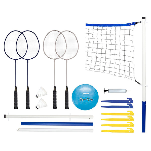 Franklin 50600 Advanced Volleyball & Badminton Combo Set