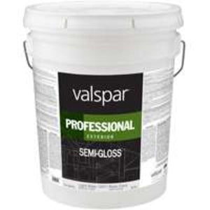 Valspar 045.0012911.008  Exterior Latex Paint 5 Gal, Light Base