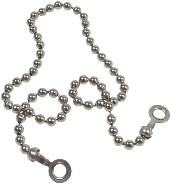 Danco 80039 Stainless Steel Beaded Chain, 15"