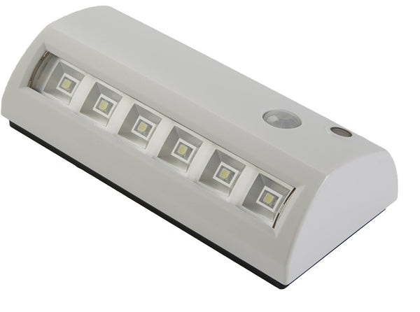 Fulcrum 20032-308 6-LED Motion Sensor Wireless Weatherproof Light, White