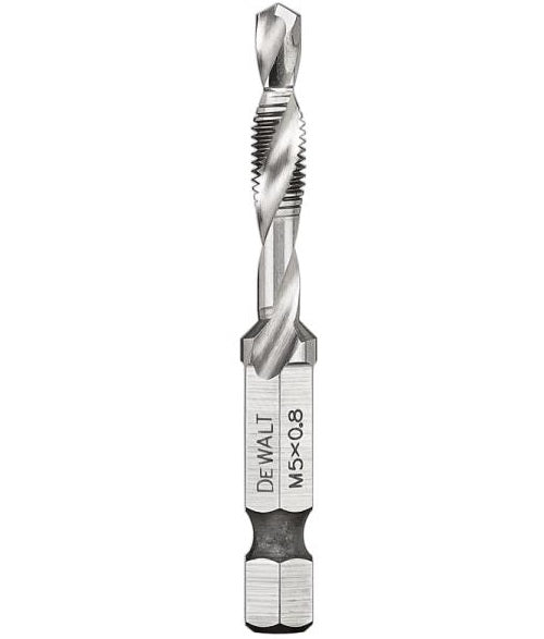 DeWalt DWADTQTR5MM8 Drill/Tap Bit, 5 MM x 0.8"