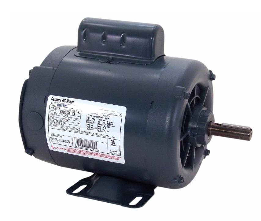 Century C645 Electric Start Motor, 1/2 HP, 1725 Rpm