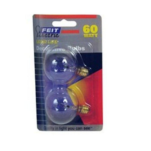 Feit Electric BP60G161/2 Incandescent Decorative Bulb, 60 Watts, 120 Volt