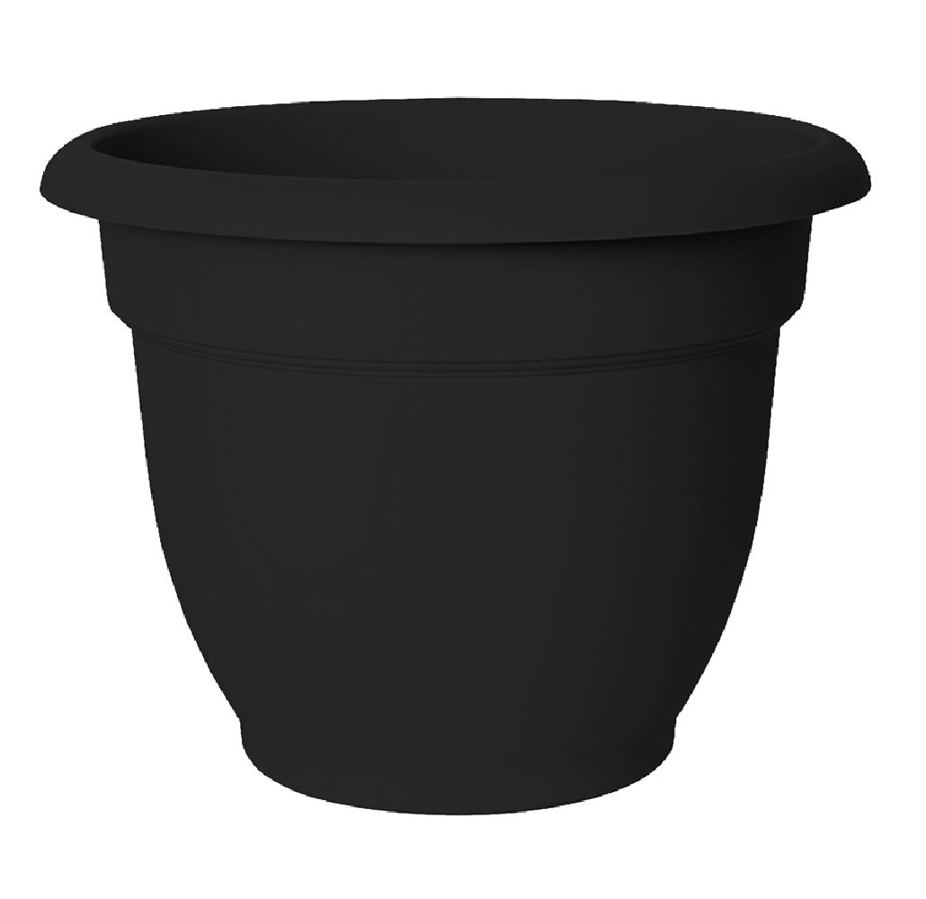 Bloem 20-56910 Ariana Planter, Black, 10"