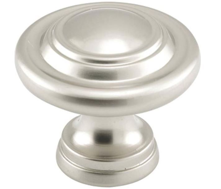 Prime Line N 7372 Bi-Fold Door Knob, 1-11/16", Satin Nickel