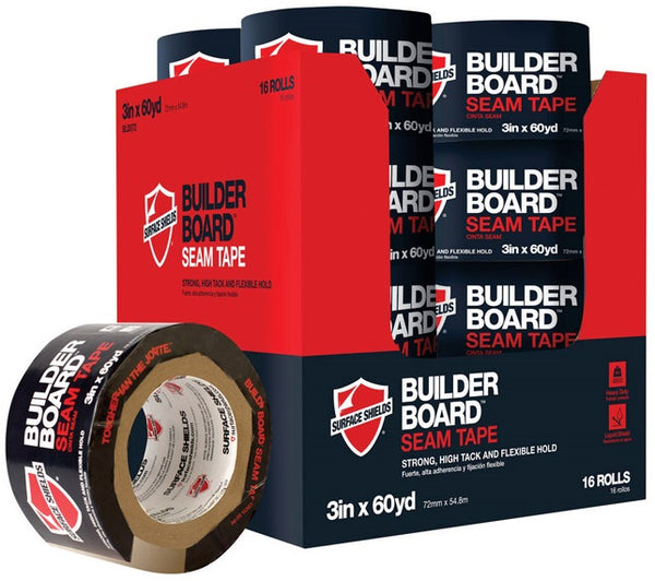 Builder Board BLD072 Seam Tape, 3" x 180&#039;, Brown
