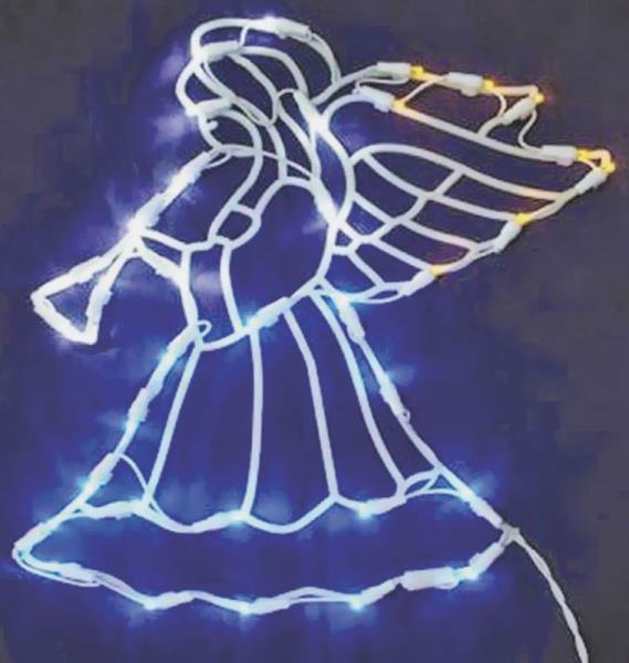 Santas Forest 19813 LED Light Angel Window Decor, 16"