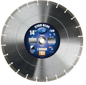 Diamond Products 14355 Universal Segmented Blade, 14" x .125", Blue