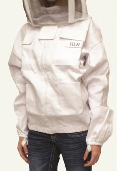 Harvest Lane HoneyCLOTHSJS-102 Bee Keepers Jacket With Hood, White, Small