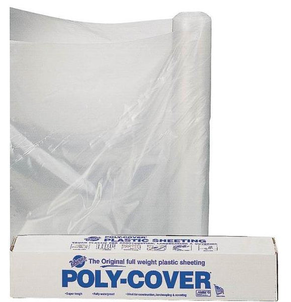 LBM Poly 6X6-C Polyethylene Sheeting, 6" x 100&#039;, Clear