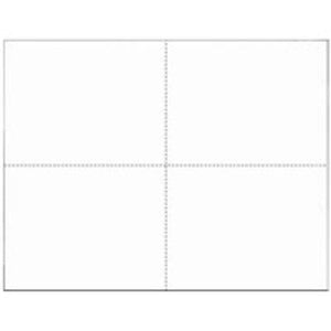 Docuprint Forms & Signs 4 Sheet White Outdoor Sign 5-1/2"x4-1/4", White