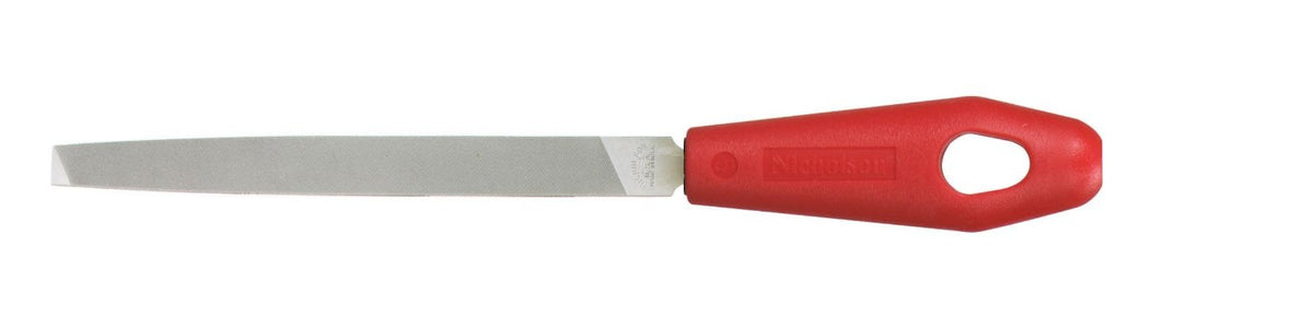 Nicholson 21687N Mill Bastard File With Handle 6"