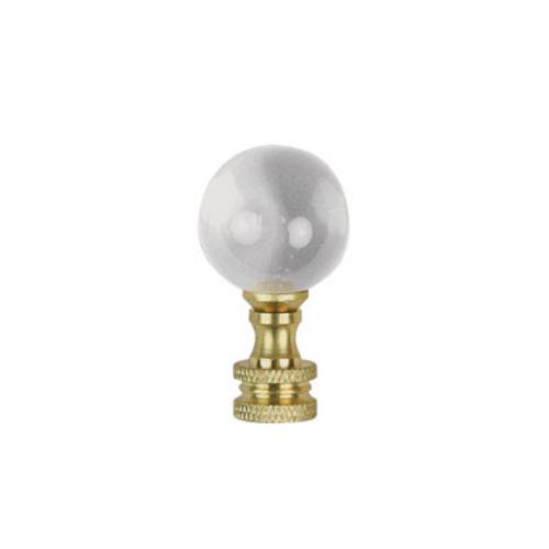 Jandorf 60112 Glass Ball Finial 1-7/8 In, 1/4 In.