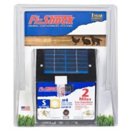 Fi-Shock ESP2M-FS Solar Powered Low Impedance Pet Deterrent Fence Energizer, 2 Mile