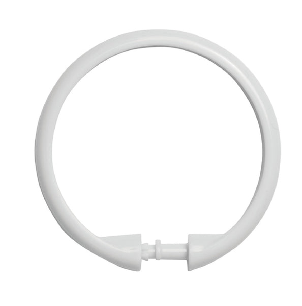 Kenney KN61217 Smooth Shower Ring, White