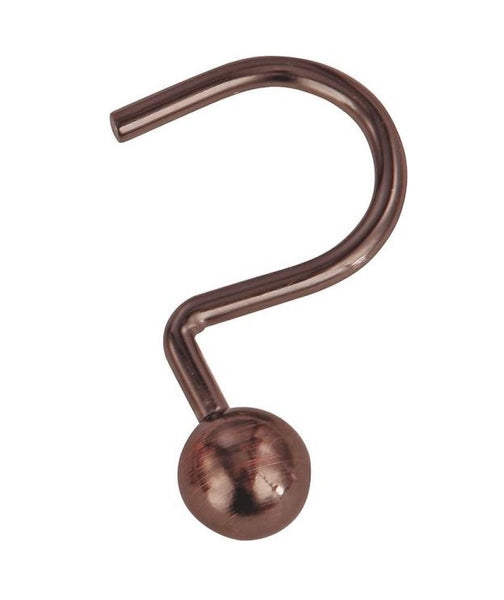 Simple Spaces SD-CBH-VB Ball Curtain Hook, Venetian Bronze