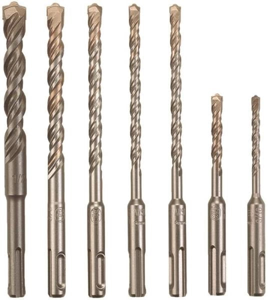 Bosch HCST006 SDS-plus Bulldog Rotary Hammer Bit Set, Chisels and Carbide