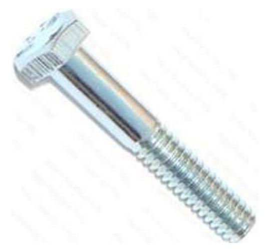 Midwest 00007 1/4X1-1/2In Zinc Hex Bolt Gr2