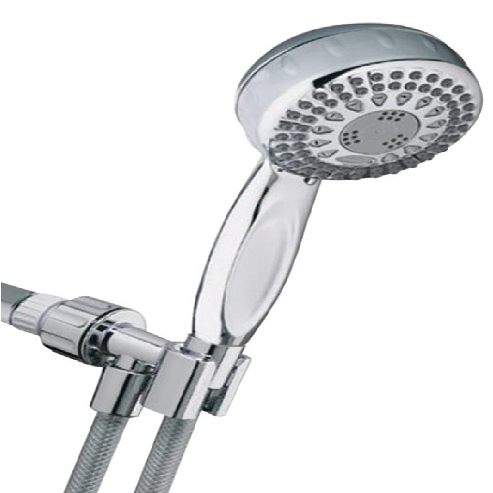Waterpik TRS-553E 5 Spray Functions Hand-Held Showerhead, Chrome Plated