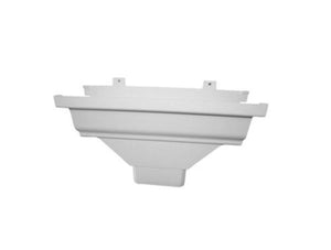 Genova AW104CK Gutter Drop Outlet, 3" x 4", White