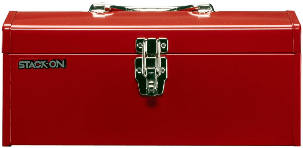 Stack-On R-516-2 Multi-Purpose & Hip Roof Tool Box, Red, 16"