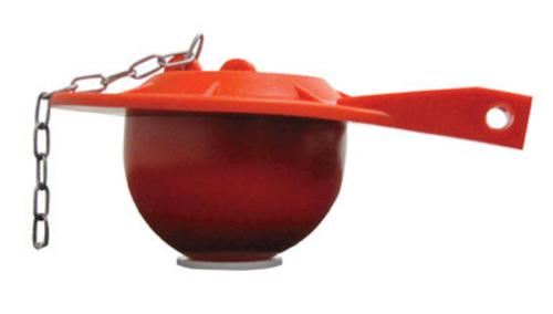 Plumb Pak K833-3 Red Rubber Flapper, 3"