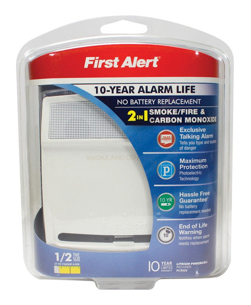 First Alert PC910V Smoke & Carbon Monoxide Alarm, 3 V