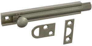 National Hardware N336-214 MPB1922 Flush Bolt, Satin Nickel