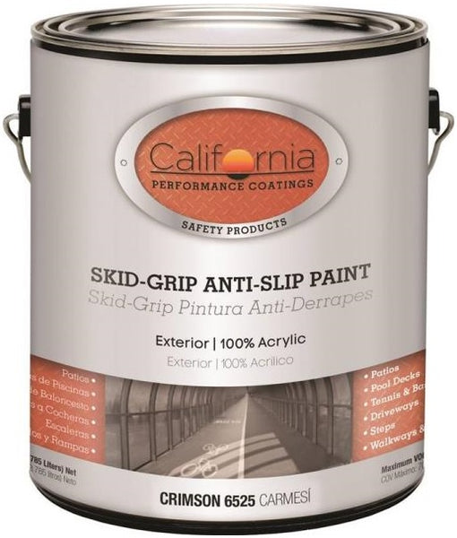 California Paints F06525-1 Skid Grip Anti-Slip Paint, 1 Gallon