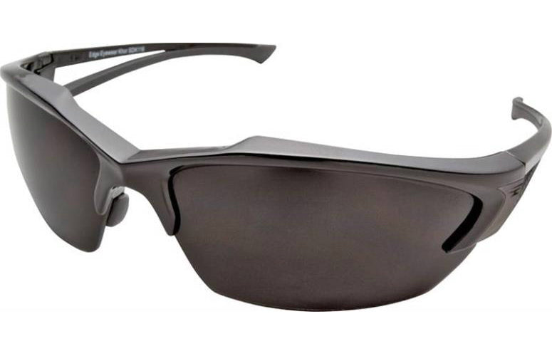 Wolf Peak SDK416 Khor Smoke Lens Safety Glasses, Black