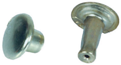 Hillman Fasteners 125107 Large Nickel Speedy Rivets, 12 Sets