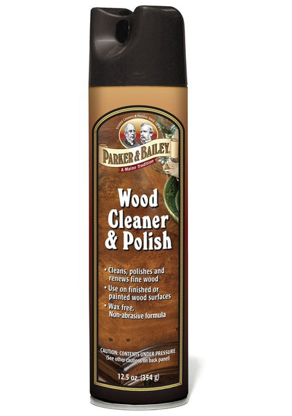 Parker & Bailey 563000 Wood Cleaner & Polish Spray, 12.5 Oz