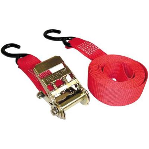 Keeper 05517 Ratchet Tie Down 14&#039;x2", Red