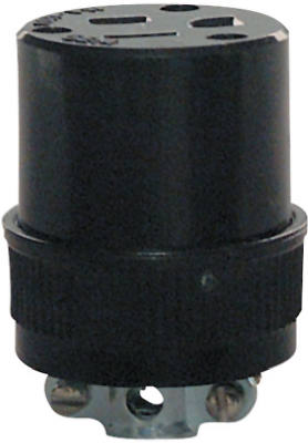 Pass & Seymour Residential Grade Connector, 15A, 125V, Black