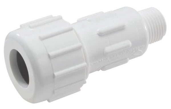King Brothers CPA-0500 PVC Compression Male Adapters, 1/2"