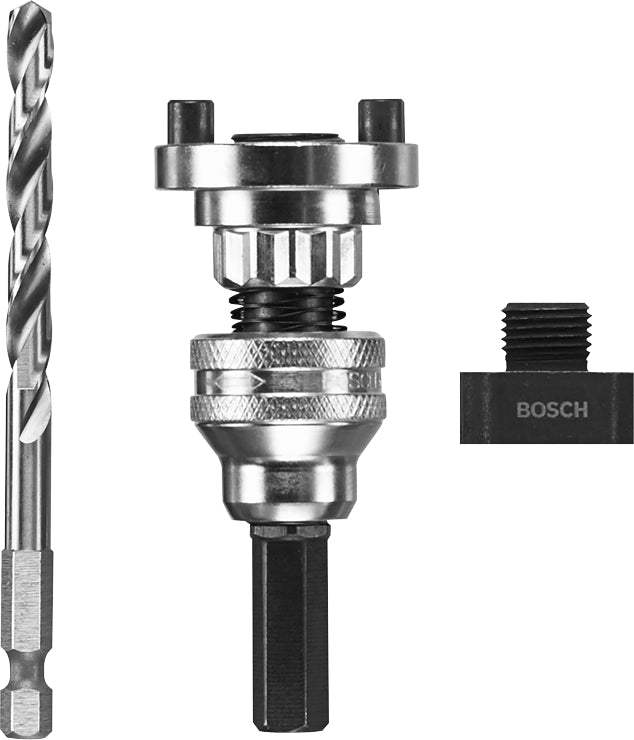 Bosch HSA-HS Universal Quick Change Arbor with High-Speed Steel Pilot Bit