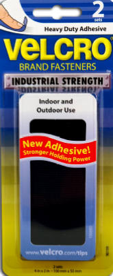 INDUSTRIAL STRENGTH STRIP BLACK 2" X 4"
